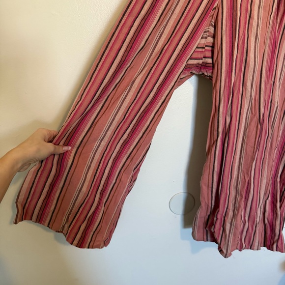 Cupshe | 100% Cotton Striped Strapless Open Back Jumpsuit - Picture 5 of 14